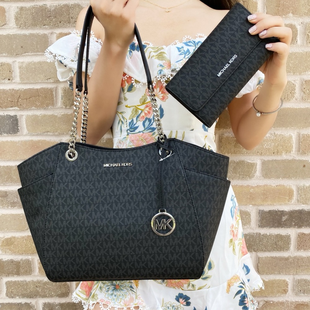 ‼️SALE‼️👜💕-NWT Michael Kors Tote&Wallet SET - Picture 1 of 6